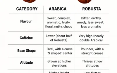 Arabica vs. Robusta: The Tale of Two Beans (and Why We Choose Only the Best Arabica)